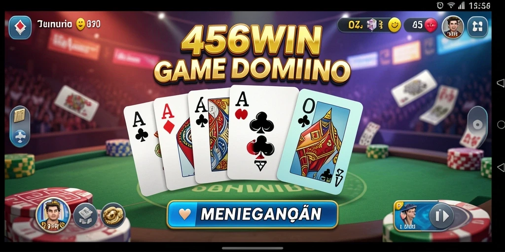 Screenshot dari gameplay seru 456WIN yang menampilkan aksi Domino.