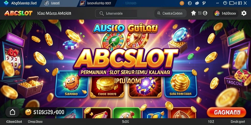 Tampilan gameplay seru di ABCSLOT dengan berbagai tema slot menarik.