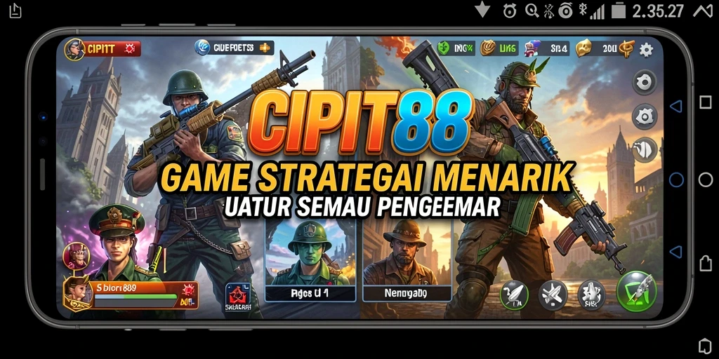 Tampilan gameplay seru dan strategi di CIPIT88
