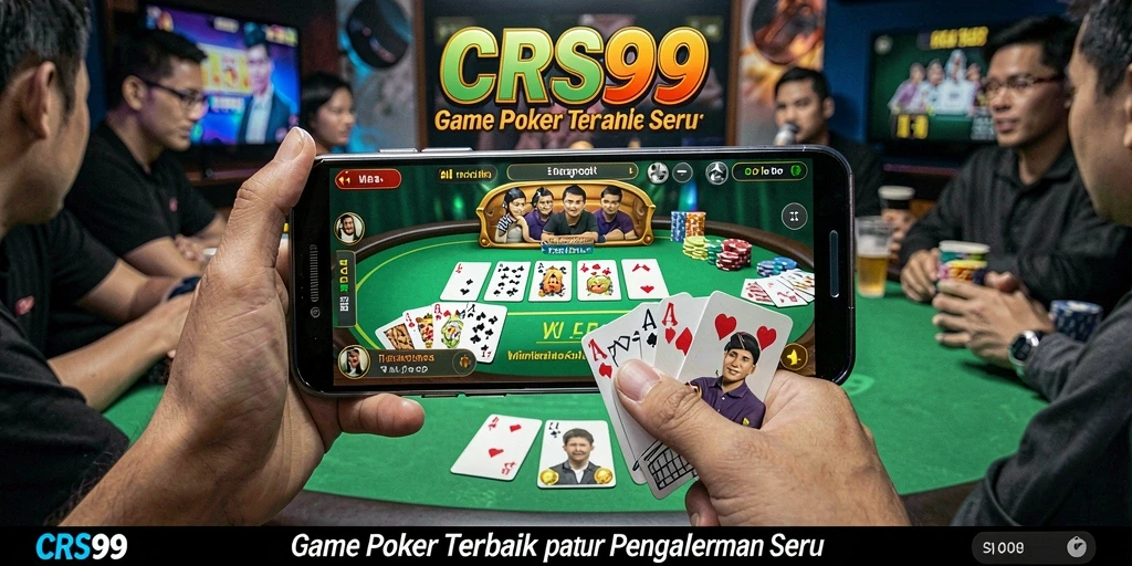 Tampilan gameplay yang mendebarkan dalam CRS99 dengan warna-warna cerah.