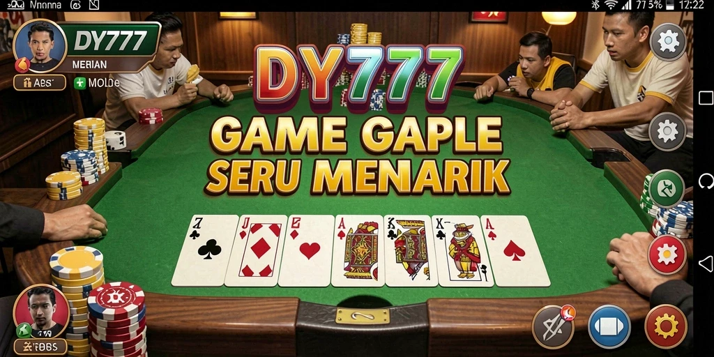 Tampilan gameplay Gaple yang menarik dan interaktif.