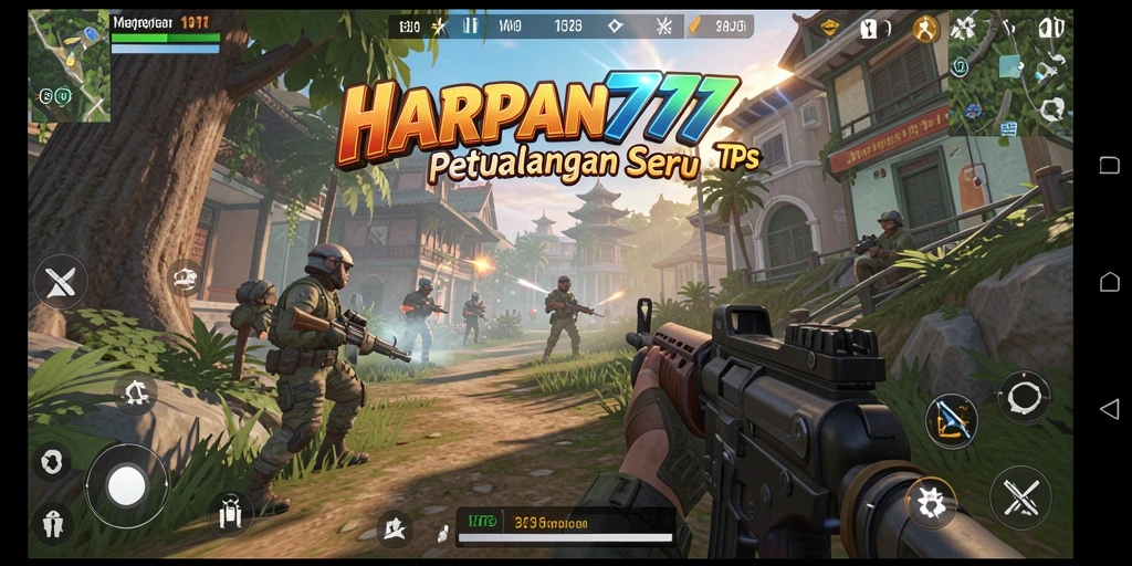 Tangkapan layar menunjukkan aksi seru dalam permainan TPS.