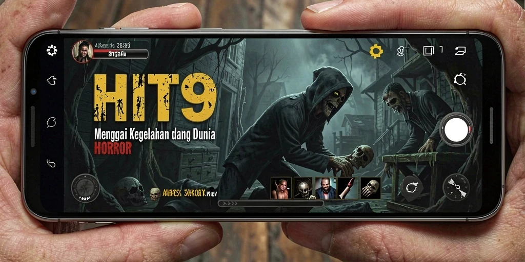 Tangkapan layar HIT9 menunjukkan gameplay yang menegangkan dan atmosfer Horror.
