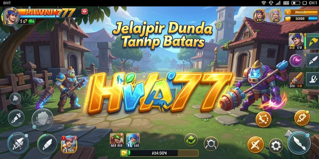 Tangkapan layar menunjukkan petualangan mendalam dalam dunia terbuka HIWIN777.