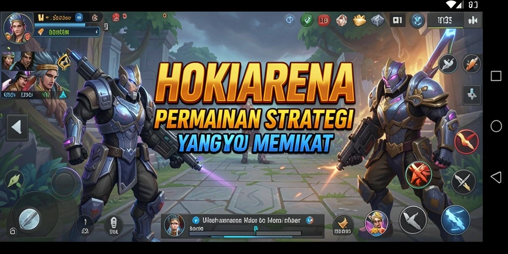 Tampilan gameplay menarik HOKIARENA dengan aksi strategis.