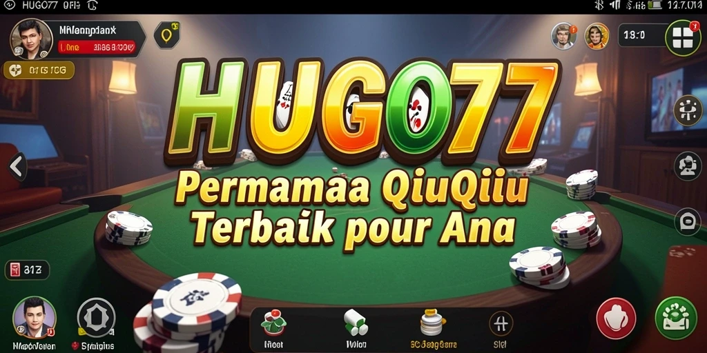 Tampilan gameplay seru dalam HUGO77 QiuQiu.