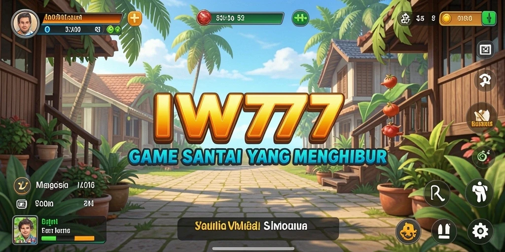 Screenshot gameplay IW777 menampilkan momen seru permainan santai.