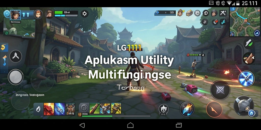 Tampilan antarmuka LG111 yang intuitif dan fungsional.