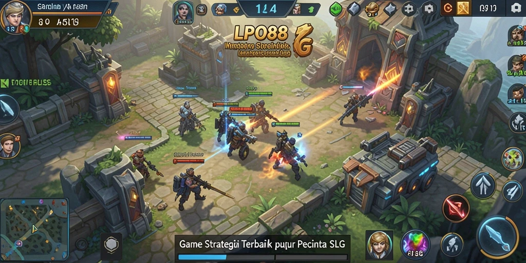 Screenshot utama LPO88 menunjukkan aksi strategi yang mendebarkan.
