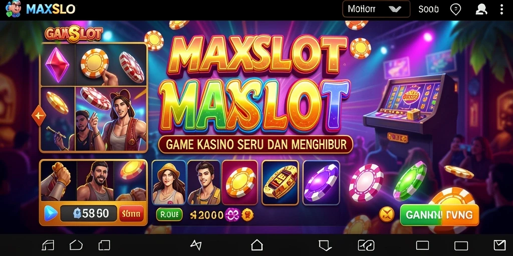Gambaran gameplay seru dari MAXSLOT di kasino virtual.