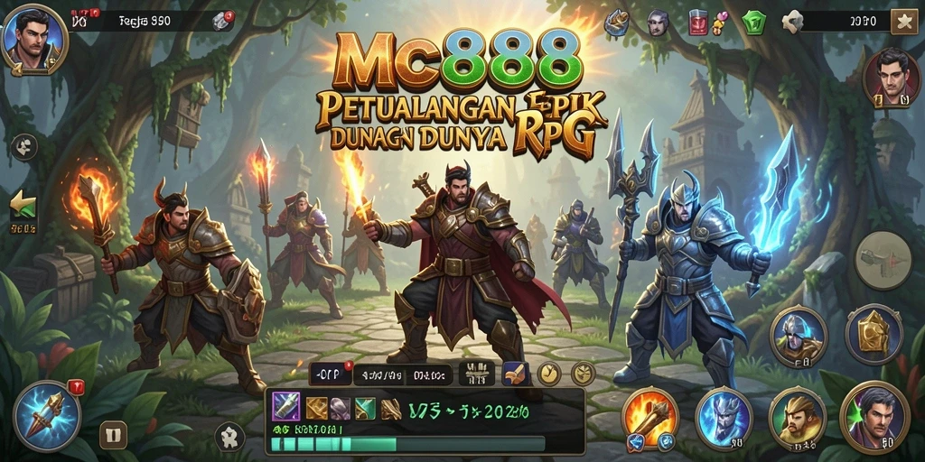 Tampilan gameplay menakjubkan dengan aksi RPG yang mendebarkan.