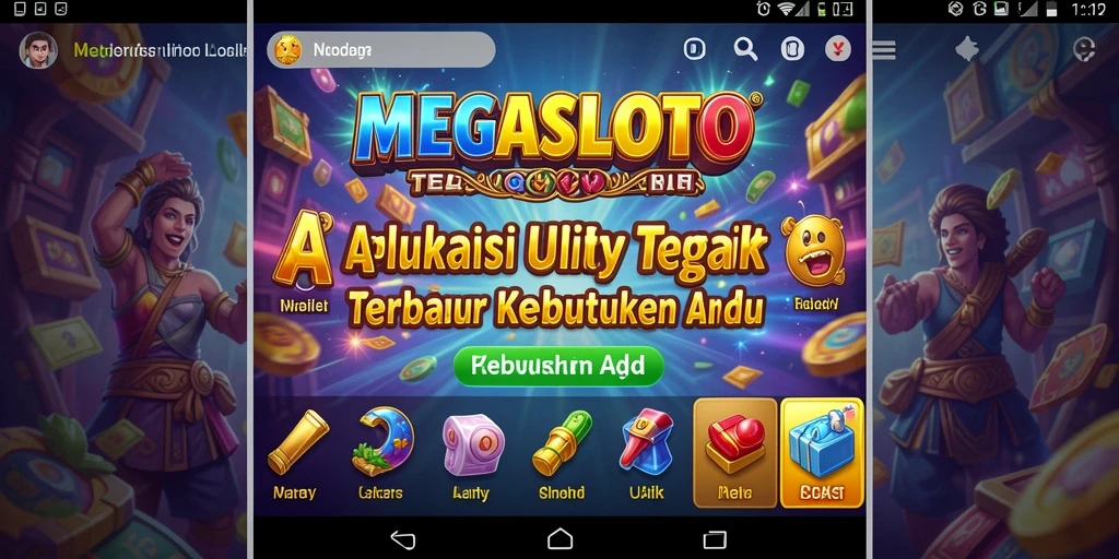 Tampilan antarmuka MEGASLOTO yang modern dan fungsional.