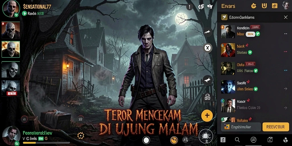Screenshot menampilkan gameplay menegangkan dari SENSATIONAL77.