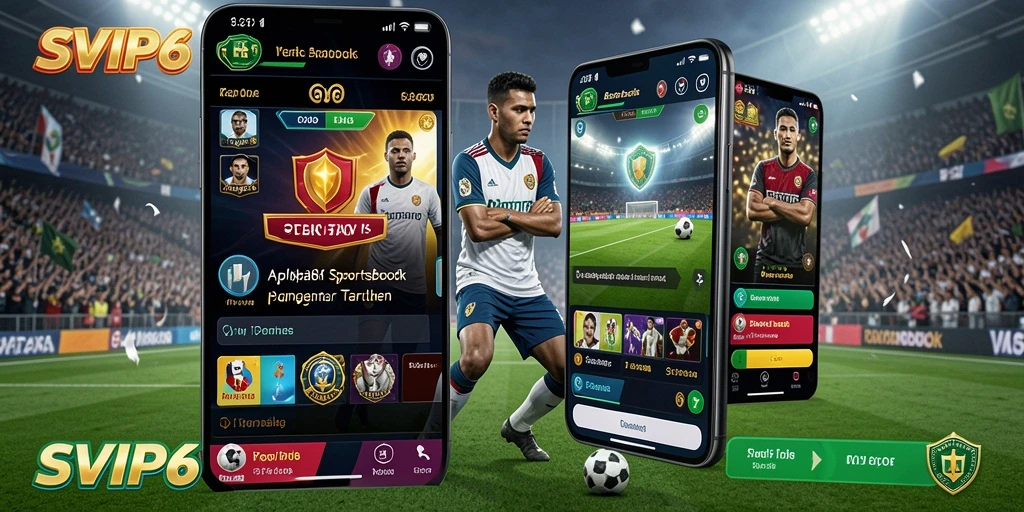 Tampilan gameplay SVIP6 dengan berbagai opsi taruhan olahraga.