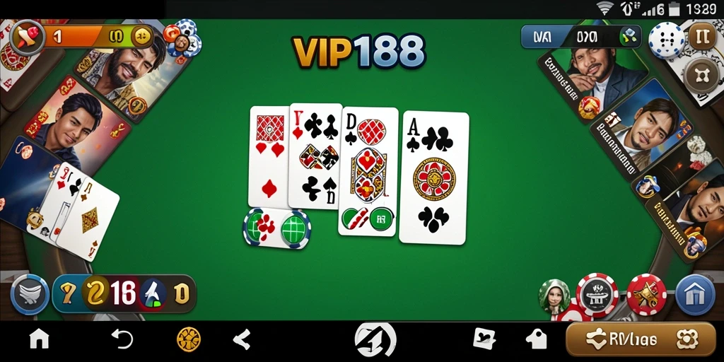 Tampilan gameplay seru dan interaktif dari aplikasi VIP188.