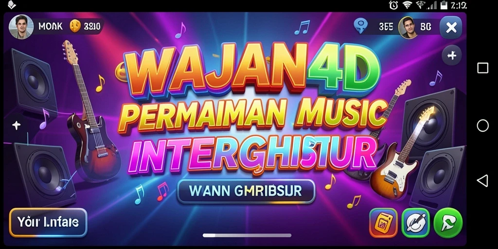 Tampilan gameplay WAJAN4D yang menarik dengan antarmuka interaktif.